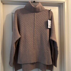NWT Able Live Fashionable Merle Relaxed Camel Sweater Size Med